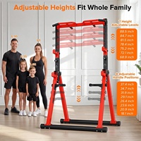 Barre de traction pliable Wellshow Sport, tour de musculation autoportante à hauteur réglable, station de dips