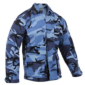 Toptan bdu üniforma ordu-Ordu donanma hava kuvvetleri üniforma rezerv elbise üniforma siyah mavi askeri elbise üniforma piyade memuru bdu mavi ordu elbise