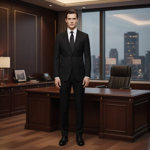 <span class=keywords><strong>Costume</strong></span> de <span class=keywords><strong>mariage</strong></span> <span class=keywords><strong>moderne</strong></span> 4 pièces pour <span class=keywords><strong>homme</strong></span>, tenue professionnelle pour cérémonies et fêtes - Product Image 4