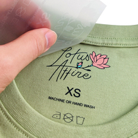 Fournisseur d'étiquettes Étiquettes pour t-shirts à transfert thermique pour vêtements personnalisés Étiquettes pour presse à chaud