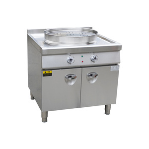 Vitrina Comercial Abierta <span class=keywords><strong>con</strong></span> <span class=keywords><strong>Horno</strong></span> de Vapor de Alta Potencia <span class=keywords><strong>El</strong></span>éctrico y a Gas para Panecillos al Vapor y Xiao Long Buns al por Mayor - Product Image 1