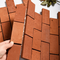 Carreaux de mosaïque en céramique antidérapants modernes faits à la main, couleur terre cuite orange, pour la décoration murale/sol de cour d'hôtel - Prix