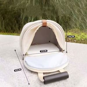 Échantillon gratuit, nouveau design, sac de transport pour chat 2 en 1, portable, extensible, pour voyages en plein air - Product Image 4