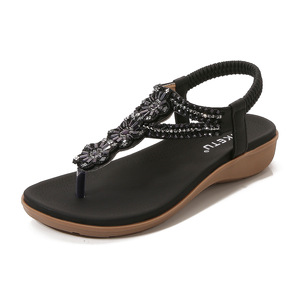 Sandalias de Verano Estilo Playa, Moda Americana, Multifuncionales, con Suela Gruesa y Punta Abierta, Acolchadas para Mujer, Hechas con Materiales Cómodos - Product Image 4