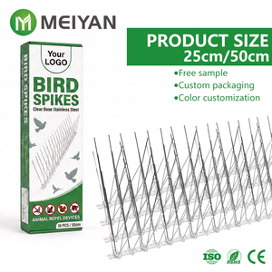 Paku Burung <span class=keywords><strong>Anti</strong></span> UV Tahan Cuaca Profesional dari Baja <span class=keywords><strong>Anti</strong></span> Karat dengan Basis PC, Paku Burung Tahan Lama untuk Mengusir Merpati - Product Image 2
