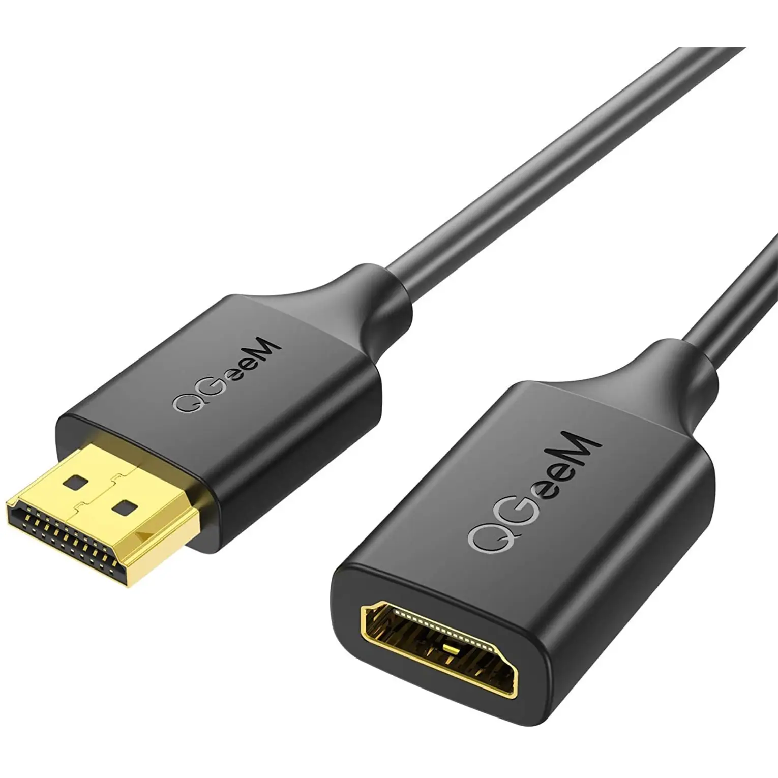 Hdm I Verlengkabel Qgeem Hmd I Mannelijk Naar Vrouwelijk Adapter Compatibel Met Roku Tv Stick Ps5 Ps4 Xbox Laptop Nintendo Schakelaar