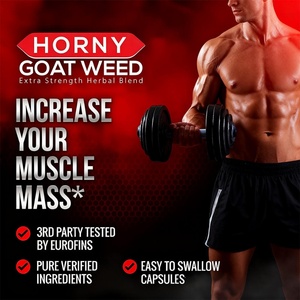 Cápsulas Herbales para Hombres OEM Extra Strength Stamina Support, Mezcla Herbal para Aumentar la Energía, Cápsulas de Horny Goat Weed - Product Image 4