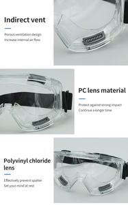 डेयर्टा बड़ा विंडो पीसी फ्रेम औद्योगिक उपयोग सुरक्षा गॉगल नेत्र संरक्षण - Product Image 6