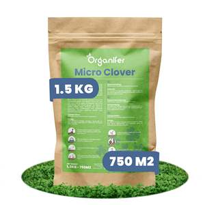 Micro Clover 1500 G 750 M2 Trébol Blanco Puro <span class=keywords><strong>para</strong></span> Césped, Macetas y Jardineras, Césped Artificial - Product Image 1