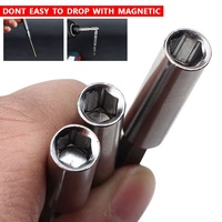 Xingang Tool – Lot de 4 rallonges magnétiques hexagonales 1/4 po pour outils électriques, support de tournevis et embouts de perceuse