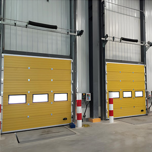 <span class=keywords><strong>Porte</strong></span> <span class=keywords><strong>sectionnelle</strong></span> en acier à isolation thermique automatique petite <span class=keywords><strong>porte</strong></span> <span class=keywords><strong>de</strong></span> guichet design industriel ISO9001:2008 certifié CE pour une utilisation extérieure - Product Image 6