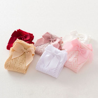 Chaussettes pour bébé à la mode, respirantes, de couleur unie, pour l'automne, mignonnes, en tricot, décontractées, hauteur genou, vente chaude