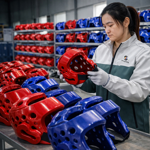 หมวกป้องกันศีรษะเทควันโด <span class=keywords><strong>WTF</strong></span> สำหรับผู้ใหญ่และเด็ก |   โรงงานวูซุง |   อุปกรณ์ป้องกันศีรษะสำหรับการฝึกซ้อมและการแข่งขัน TKD - Product Image 5