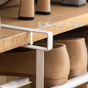 Extendable Shoe Rack 40-65Cm Adjustable Space Saving Storage For Home Cabinet Use - Product Image 3