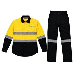 Overol de Trabajo de Algodón con Logotipo Personalizado al por Mayor, Azul, Impermeable, Antibacteriano, Uniforme para Trabajadores de la Construcción, con Característica Antiestática - Product Image 4