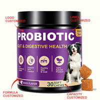 Masticables Probiotiques pour Chiens Saveur Canard, Matrice de Micro-Équilibre Digestif, pour la Santé Intestinale et Immunitaire, 30 Unités, Vente en Gros