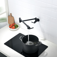 Robinet de remplissage de pot à poignée unique moderne avec noyau de valve en céramique solide