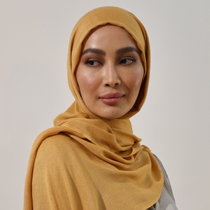 ฮิญาบแบบยืดได้ผ้าโมดอลแบบยาวผ้าทอสีแบบหรูหราผ้าฮิญาบแบบไม่โปร่งใส - Product Image 1