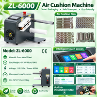 Machine de fabrication de sacs à coussin d'air avancée 30m/min, machine à bulles de protection pour verre de boisson, protège la réputation des produits