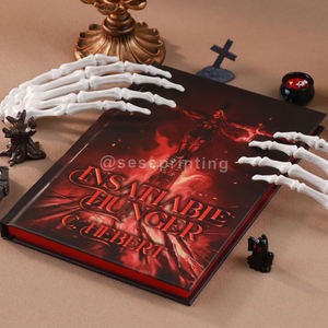 Custom Hardcover Novel <b>Book</b> Printing Service with Sprayed Edge Fancy Paper Hard Cover-<b>Book</b> Publishing Printing Services - Product Image 6