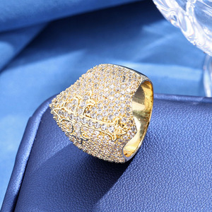 Bague Croix de Jésus en Moissanite GRA VVS Iced Out en Argent Sterling 925, style Hip Hop Bling, passe le test du diamant, pour Hommes, Vente en gros - Product Image 2