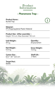 Красный пальмовый долгоносик Rhynchophorus Ferrugineus феромоновая приманка и феромоновая ловушка, вредитель или морда, Азиатский саго пальмовый долгоносик - Product Image 4