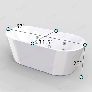 Hình Dạng Hình Bầu Dục Acrylic Lạnh Plunge Bồn Tắm Thể Thao Phục Hồi Nước Đá Bồn Tắm Với Máy Làm Lạnh Trong Nhà Ngoài Trời - Product Image 3