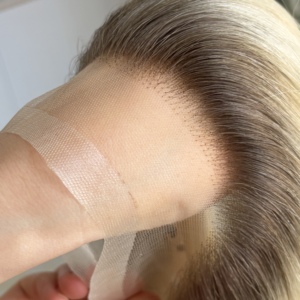 12x1.5 al por mayor: Topper para la línea del cabello con encaje frontal HD, postizo de cabello humano para la frente con cordón # SBT18-60 - Product Image 1