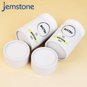 Emballage personnalisé de boîte-cadeau en carton écologique pour poudre de matcha, tube en papier kraft avec feuille d'aluminium de qualité alimentaire - Product Image 5