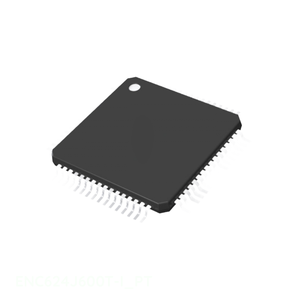 ชิ้นส่วนอิเล็กทรอนิกส์ ENC624J600T-I /pt 64 TQFP - Product Image 1