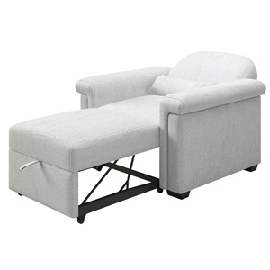 Fauteuil convertible 3 en 1, canapé-lit simple, canapé extensible, fauteuil réglable avec dossier inclinable en canapé-lit - Product Image 2