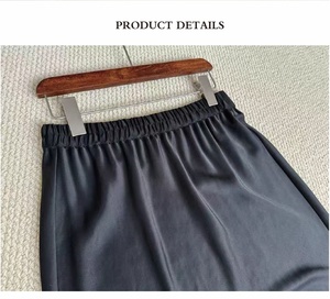 गर्म बिक्री गर्मी के अनुकूल ठोस गैर बुना हुआ चिकनी हाथ को कार्यालय महिला के लिए सीधे स्कर्ट ज़ोला - Product Image 3