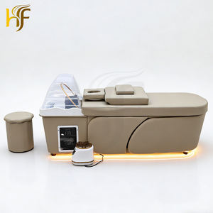 Fabrieksschoonheidssalon haarwasplaats Thaise massagetafel hoofdspa shampoo-unit bedden met stoom en watercirculatie hoofdbehandeling - Product Image 5