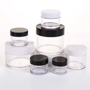 5g 10g 20g 30g 50g 100g 150g 200g 250g PETG Bottle Cosmetic Plastic Jars With Lids For Personal Cosmetic Packing Container