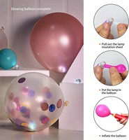 Nicro Neon Party liefert Hochzeits dekoration Led Mini Round Ball Ballon Licht Long Standby Time Ball Lichter