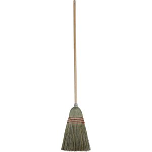 Long Handle Broommaid MXDFBR with Durable Aluminum <b>Broomstick</b> Dustpan for Home and Outdoor Use TPR PET Plastic PP Broomhead - Product Image 3