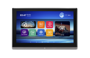 شاشة أندرويد محمولة A68 (T972) بوصة 4K IPS LCD اتصال USB شاشة تلفزيون ستيريو تعمل باللمس-حل شاشة مراقبة السيارة بمسند الرأس - Product Image 3