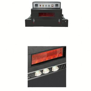 Electric Small Automatic Hot Air <b>Shrink</b> Packaging Machine Food Beverage Commodity PVC/POF/PP <b>Plastic</b> Film Paper Belt Core Engine - Product Image 3