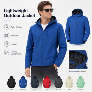 Sports Man <b>Waterproof</b> <b>Jacket</b>, Softshell <b>Jacket</b> Custom <b>Plus</b> <b>Size</b> Hooded Windbreaker Sportswear Outdoor <b>Waterproof</b> <b>Jackets</b>/ - Product Image 1