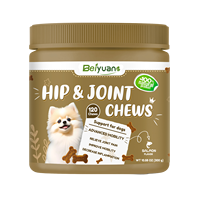 Complément alimentaire pour la mobilité des chiens, sous forme de friandises molles pour les articulations, avec glucosamine, chondroïtine, MSM, pour la santé osseuse, fabricant OEM