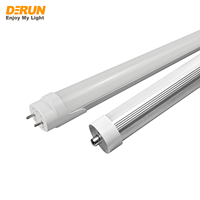 Tube LED T8 à haut rendement lumineux 100lm/w 9W 14W 18W 22W 32W 48W avec corps en aluminium pour le marché européen, LTL-T8AP