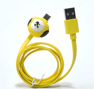 สายชาร์จ USB-C ลายการ์ตูนน่ารัก ยาว 3.3 ฟุต 3A ชาร์จเร็ว สายชาร์จ Type-C ซิลิโคนนุ่ม ทนทาน ลายตัวการ์ตูนน่ารัก - Product Image 1