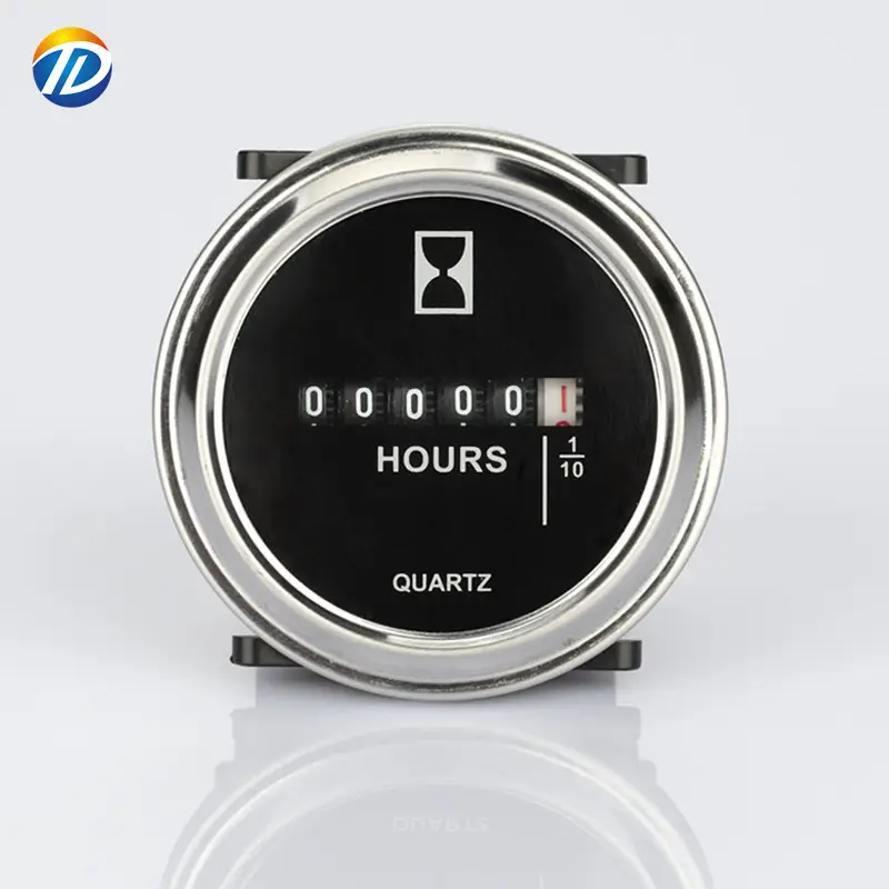 Ac Hour Meter New Style Sh-1 Dc 12v 24v Ac 220v White Timer Machine With Digital Counter Hour Meter Engine Hour Meter