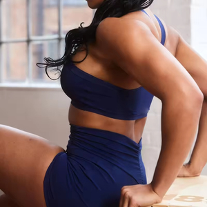 Sujetador deportivo OEM de fabricante para gimnasio, top corto sexy de alto impacto con tirantes, ropa deportiva. - Product Image 5