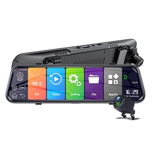 Cámara Retrovisora Inteligente 4G con Doble Lente y Función ADAS, Pantalla Táctil IPS de 9.66'', Trayectoria GPS, 2+32G, Monitor de Estacionamiento - Product Image 1