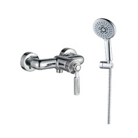 Robinet mitigeur de bain douche moderne à une poignée Robinets mitigeurs de salle de bain en laiton massif Robinet d'eau Mitigeur de bain à une poignée