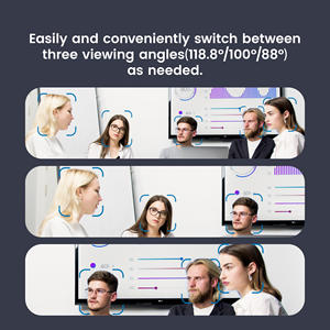 Venta caliente AI All in One UHD 4K Web Camera 5X Digital Zoom Conference EPTZ <span class=keywords><strong>Webcam</strong></span> para conferencias Transmisión en vivo Educación en línea - Product Image 4