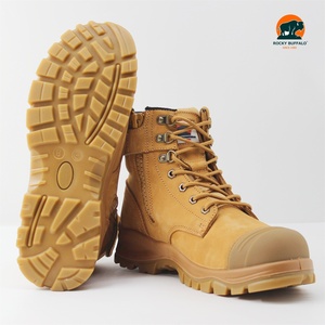 Chaussures de sécurité Rocky <span class=keywords><strong>Buffalo</strong></span> en cuir nubuck résistant à l'usure, à coupe moyenne, à lacets, bottes tactiques, semelle extérieure en PU et TPU injecté - Product Image 2