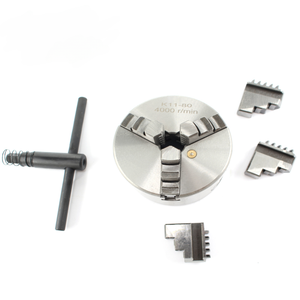 Portabrocas <span class=keywords><strong>CNC</strong></span> Manual autocentrante 3 mordazas torno portabrocas Material de acero - Product Image 3