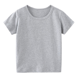 Camisetas Lisas TS163 para Niños, Niñas, Bebés y Niños Pequeños, Ropa de Algodón de Color Sólido, Blanco y Negro, Camisetas Lisas para Niños - Product Image 2